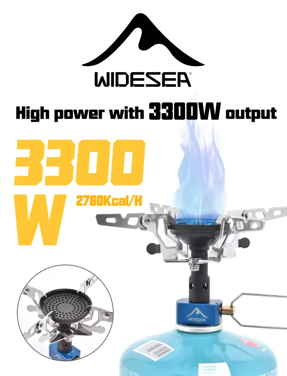 Camping gas stove rented from Shkoder hub